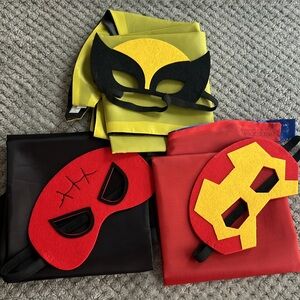 Superhero cape with mask